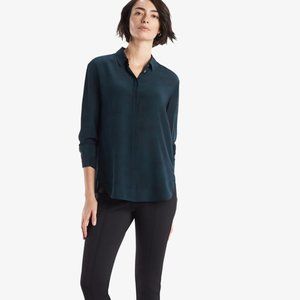 MM LaFleur The Blake Shirt Brushstroke XS Silk NWT